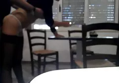 آبنوس عضلانی یک دختر با یک دوست پسر متولد می سوپر خارجی کوتاه شود