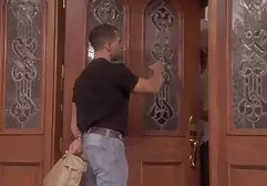 جوان ترزا دیک را در دهانش می گیرد تا ریخته گری پورنو شود فیلم سوپر نماشا